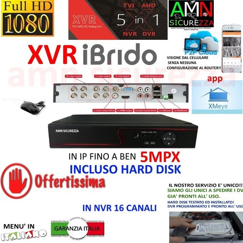 Dvr nvr ibrido - tvi, 8
